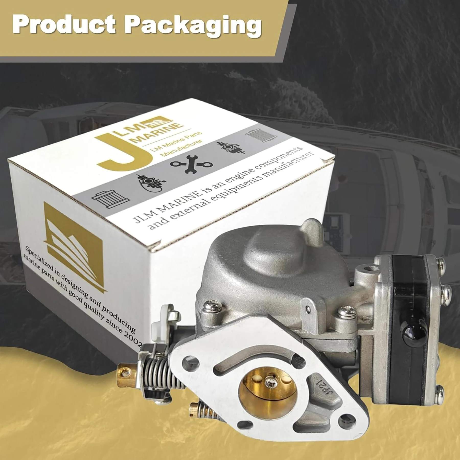 

Карбюратор 369032001 для двухтактных лодочных моторов Tohatsu 5 л.с. 36903-2002M 369-03200-2