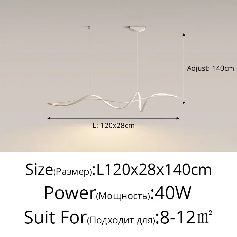 Moderne eenvoudige led-hanglampen voor eetkamer restaurant woonkamer bar tafellamp minimalisme huisarmatuur binnenverlichting - afbeelding 1