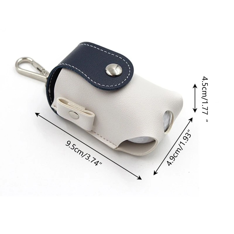 Mini Golf Waist Pouch Sports Bag Storage Bag Container Golf Ball Bag PU Leather Key Case Balls Storage Golf Tees Holder G99D