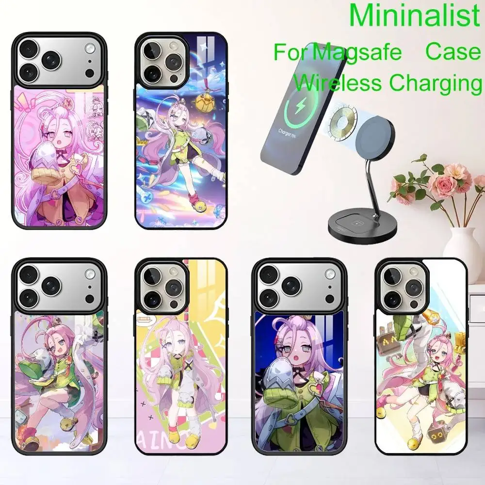 

Anio G-Genshin Game lmpact Phone Case For iPhone17,16,15,14,13 Plus,Pro Max Magnetic For Magsafe Wireless Charging