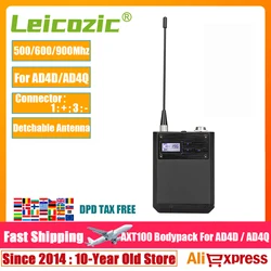 Leicozic Bodypack Wireless Lapel Microphone Compatible with AD4D AD4Q Receiver Frequency 500-900MHz for Stage Church Performance