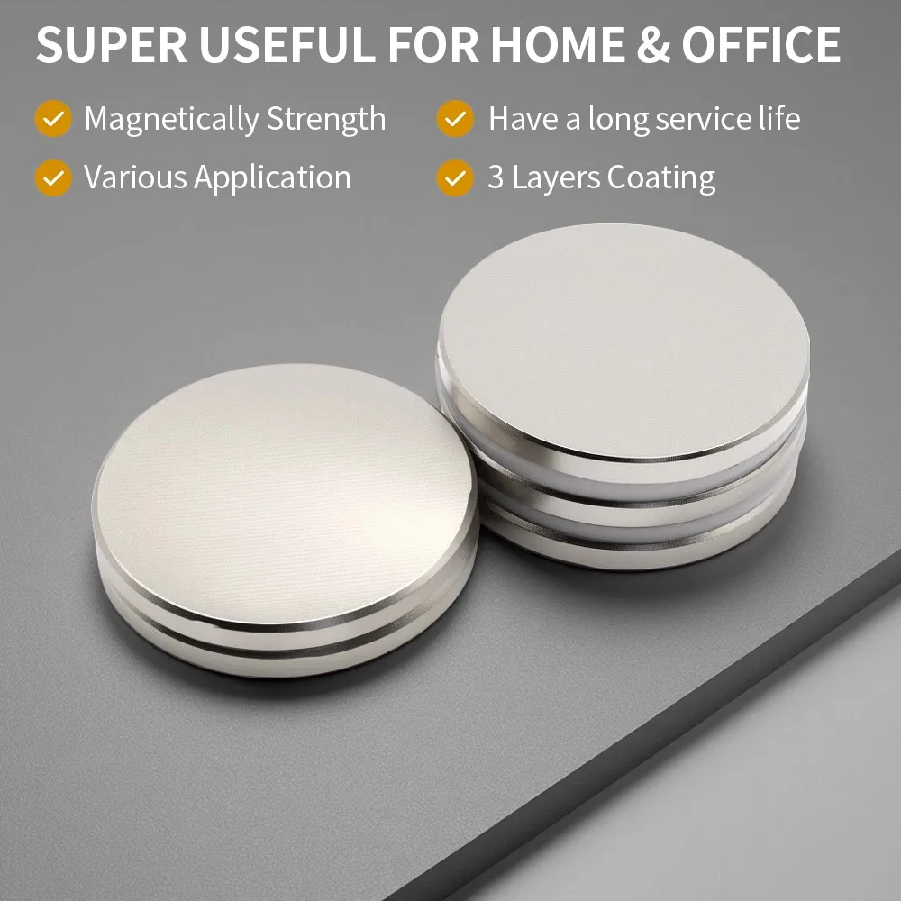 50X5MM imans مغناطيس الثلاجة المستديرة للمكتب السبورة أدوات مناسبة مكان العمل المنزلي، إلخ 50*5