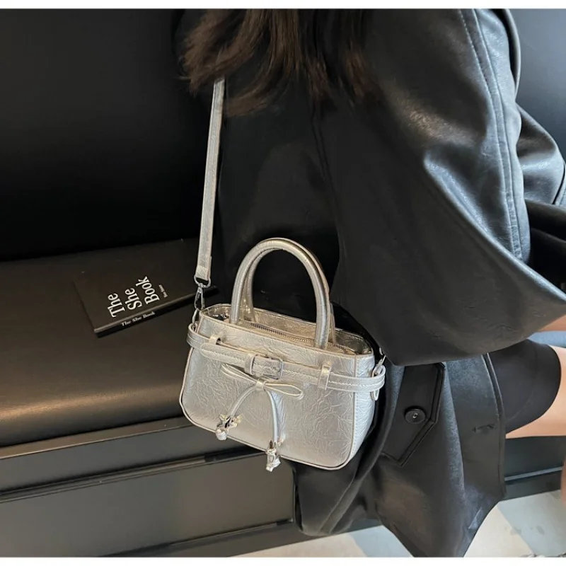 

Модная женская сумка через плечо из садовой кожи с принтом и Париж Элегантный просторный мягкий повседневный современный вид ​