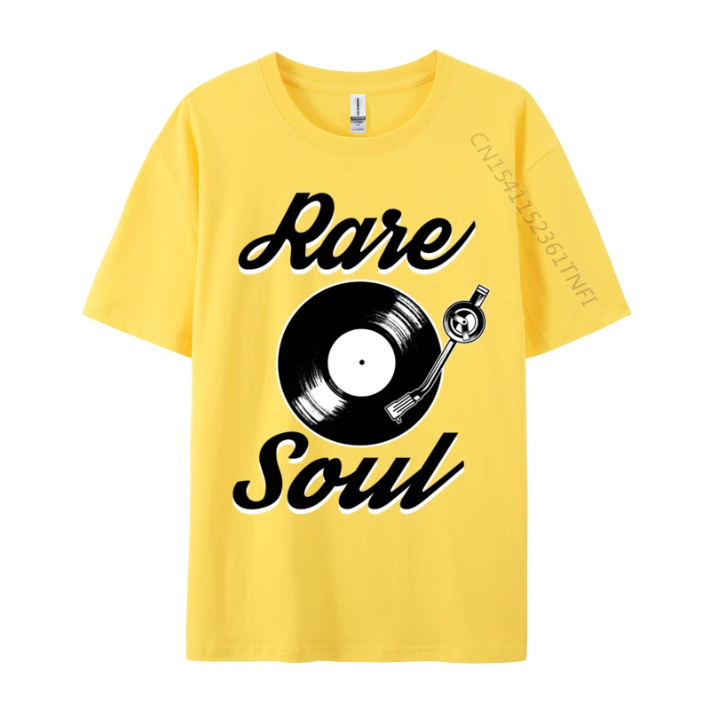Rare Soul Music Vinyl DJ Graphic Birthday Normal T-Shirt Lovers Day Tops Tees for Adult Classic Combed Cotton Normal T-shirts image 2