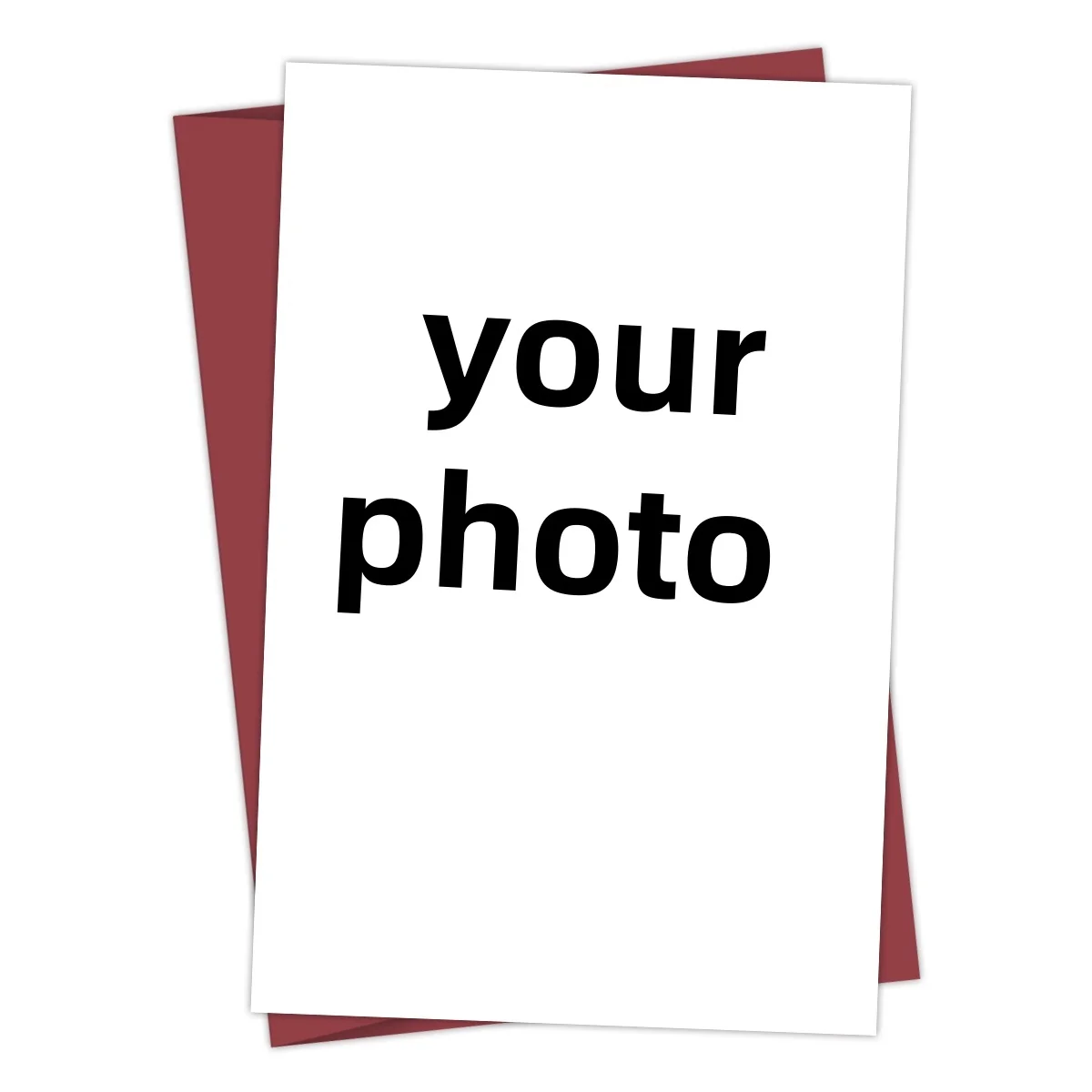 1 Stück individuelle personalisierte Fotobild-Grußkarte machen Erinnerungen für Hochzeit, Geburtstag, Jahrestag, Party, Einladung, Dankeschön – Detail 2