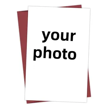 1張客製化個人化照片賀卡,為婚禮、生日、週年紀念派對邀請函和感謝卡留下美好回憶 10 最佳銷售 客製化卡片 - №6