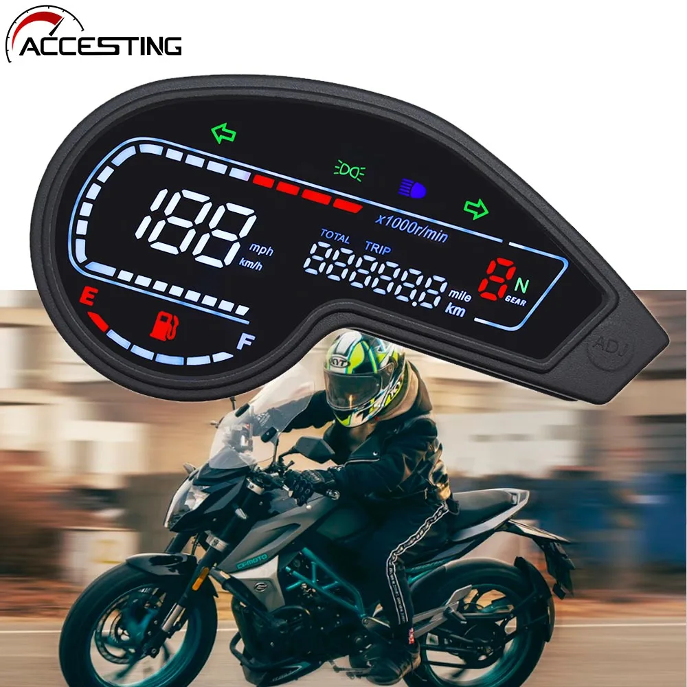 For Motorcycl Honda NXR150 NXR125 Bros 2003-2014 CRV LED Odometer Speedometer Tachometer XR150 GY200 Mexico Brazil Colombia