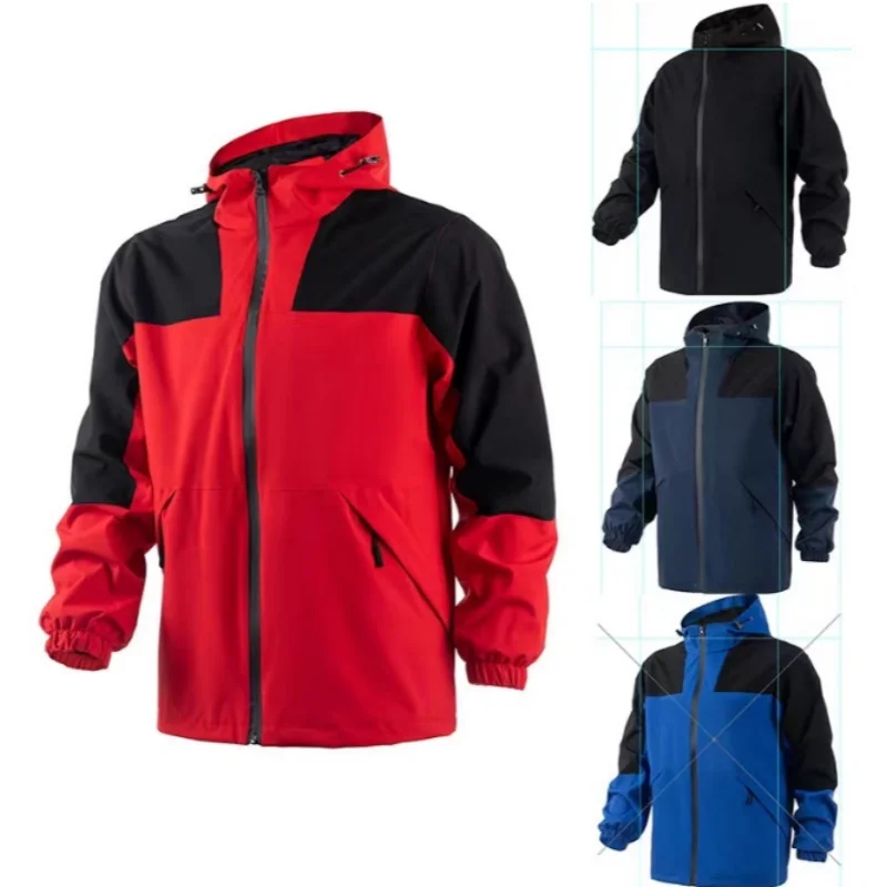 Cortavientos táctico para hombre, chaqueta impermeable con capucha para exteriores, abrigo deportivo militar, talla europea, S-5XL, escalada de