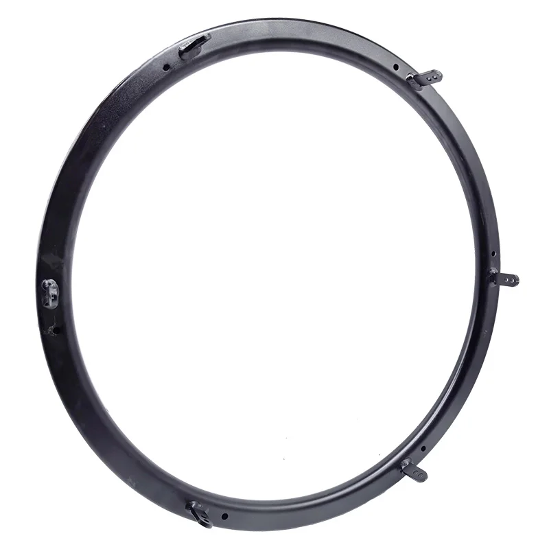 A pair of universal wheelchair rear wheel handrim with 6 links, aluminum alloy, natural fit suitable for 24inch wheels, one for each side - view 2