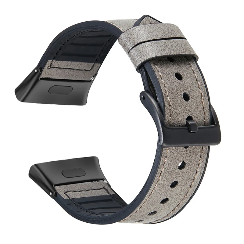Essidi Frosted Geniune Leather Silicone Band For Xiaomi Redmi Watch 3 Soft Watch Bracelet Strap Loop For Redmi Watch 3