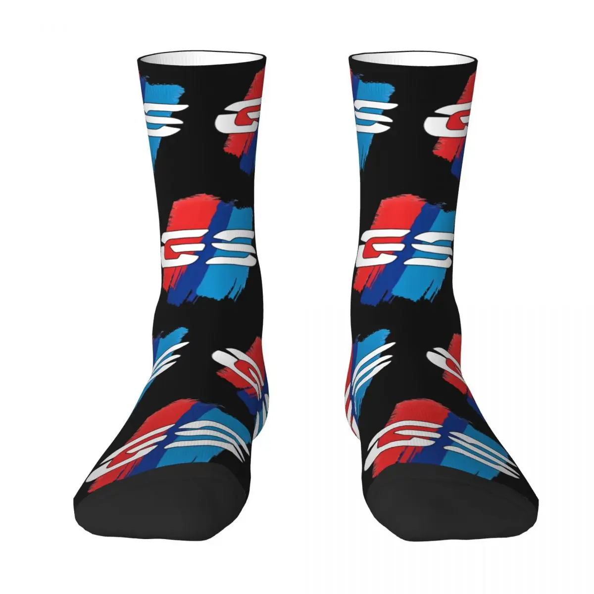 GS World Motorcycle Logo Socks Merch For Men Women Warm Cozy Socks For Motorsports Lover