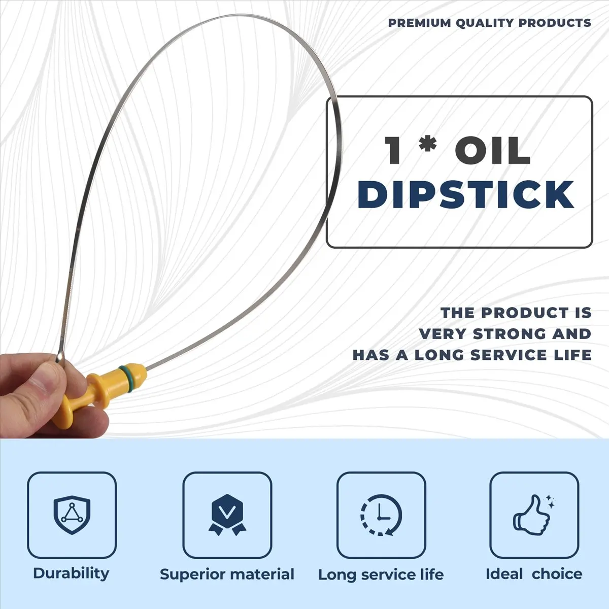 #76D For Peugeot 207CC 208 3008 308CC SW 5008 508SW RCZ Citroen C3 C4 C5,Engine Flexible Oil Dipstick,(Photo Color)
