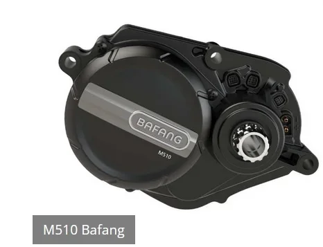 Bafang M510 middle drive system 48V250W mid motor conversion kits with colourful DPC245 BT display for dengfu E10 frame