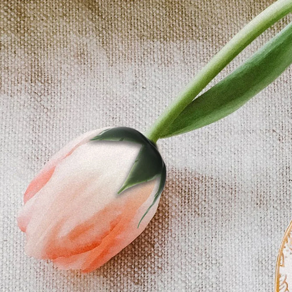 100 pçs flores falsas seals plástico artificial diy buquê de rosas suprimentos alta realismo base de flores para arranjo floral