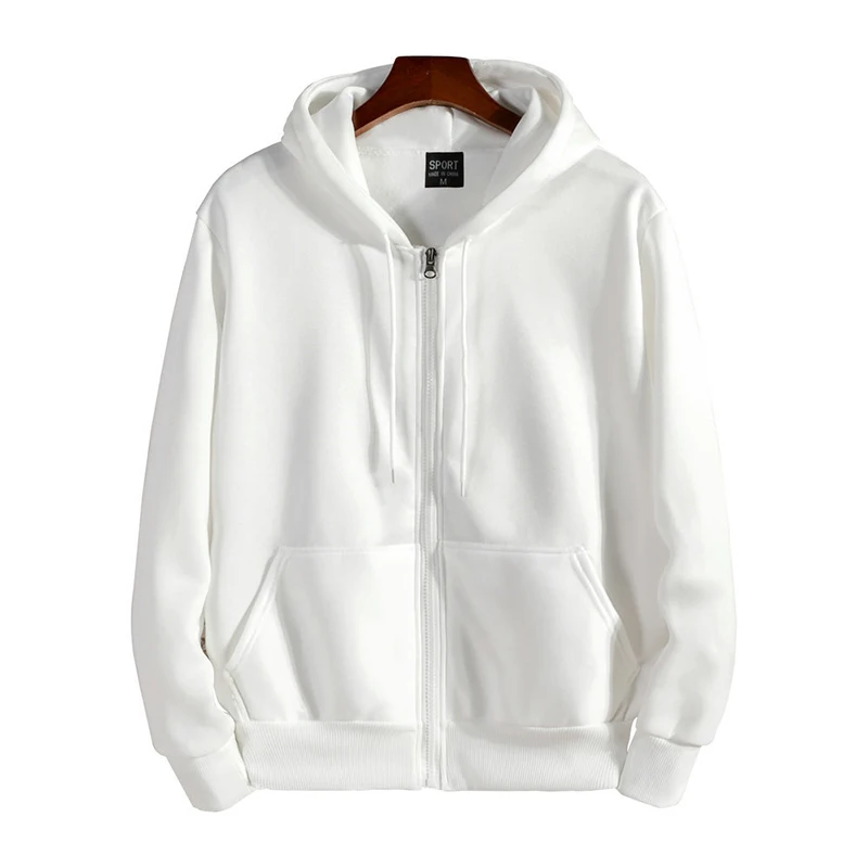 NONE Full Zip Hoodie Men Black M 9