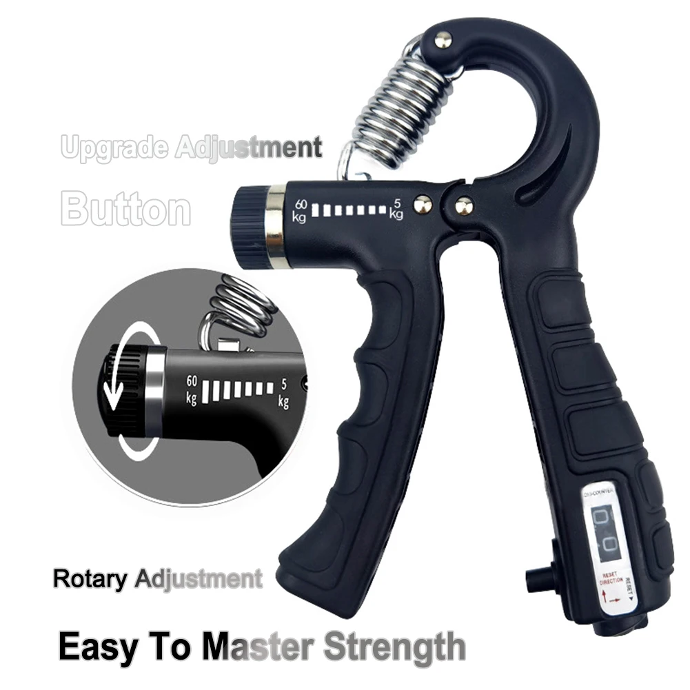 5-60kg adjustable hand grips strengthening adjustable dynamometer hand shake hands refers to the forearm muscle training grips