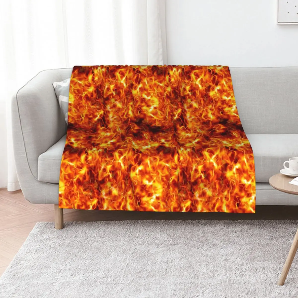 

Products decorated with flames Throw Blanket Warm Bed heavy to sleep Custom Blankets