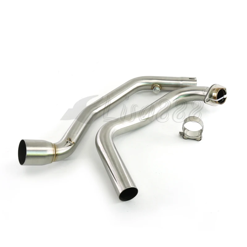 Slip On For SUZUKI GIXXER 250 GIXXER250 SF250 Motorcycle Exhaust Escape Modified Motorcross Front Tube Middle Link Pipe