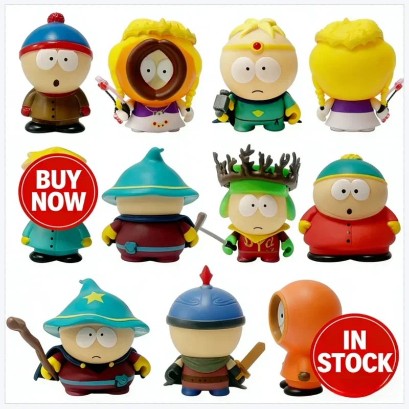 

NEW HOT IN STOCK South Park Anime Figure The Stick of Truth Kenny McCormick Stan Marsh Cute Lovely Dolls American Band Ornaments