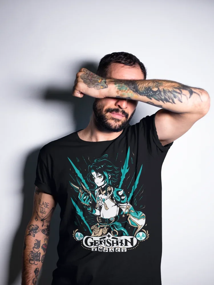 Xiao Genshin Impact T-shirt Anime Manga Shirt T-shirt
