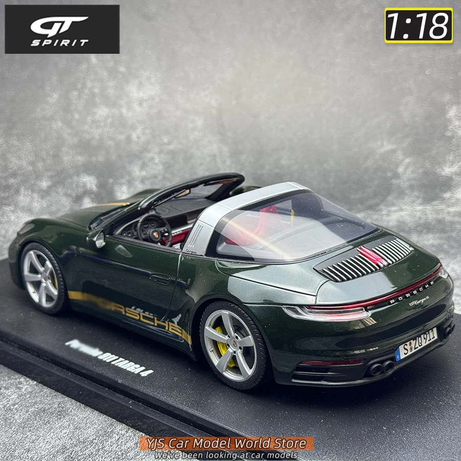 GT Spirit 1:18 ใหม่ 911 (992) Targa 4 รถรุ่น STATIC เครื่องประดับวันหยุดของขวัญคอลเลกชัน