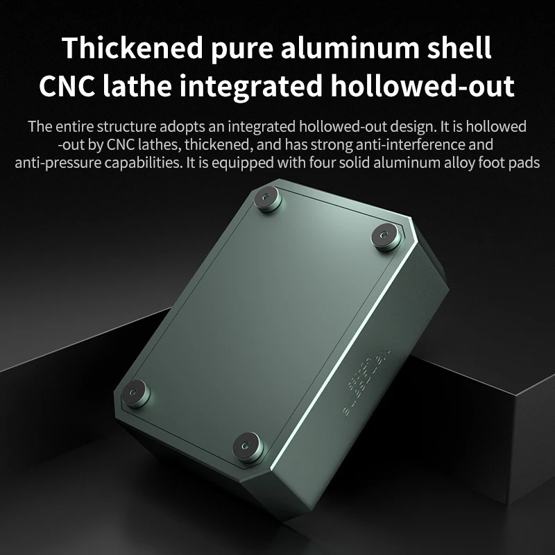 XangsaneHD-80S caixa de aterramento amplificador de potência de alto-falante montado em veículo eletrônico sistema de buraco preto purificação anti-interferência