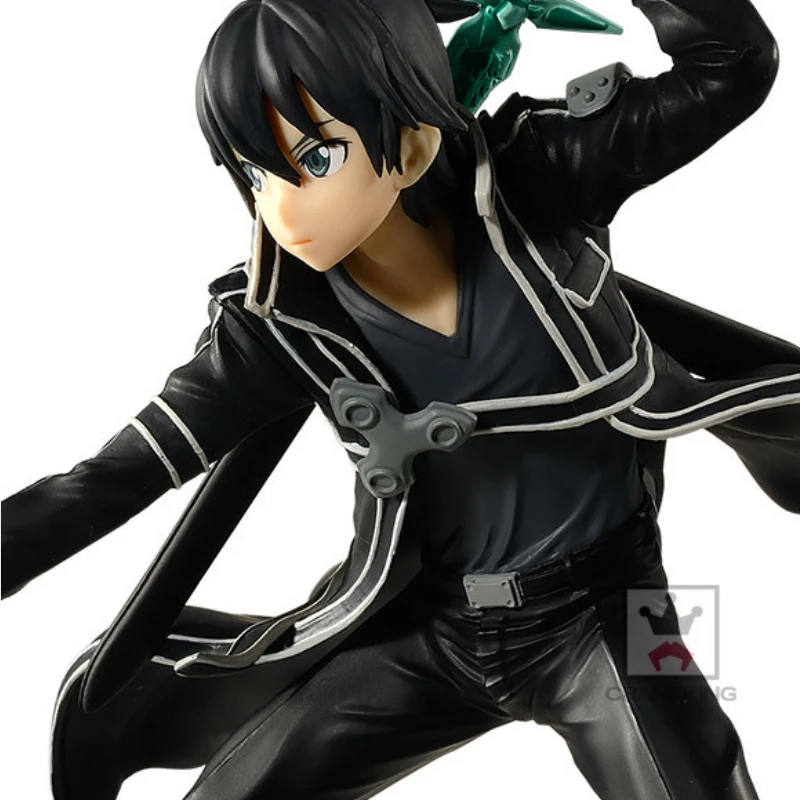 In Stock Original Bandai BANPRESTO EXQ Sword Art Online Kirigaya Kazuto Action Figure Animation Toy Model Collector AnimeGenuine