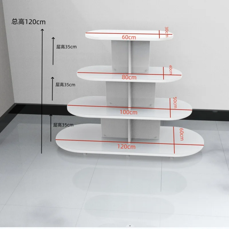 

Wooden Round Cabinet Supermarket Convenience Stationery Maternal and Infant Milk Powder