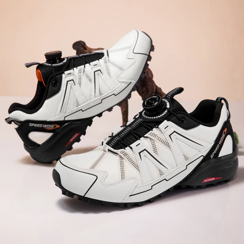 New Arrival Mens Hiking Shoes Breathable Lace Up Trekking Male Cushioning Outdoor Climbing Tourism Sneakers for Men image 5