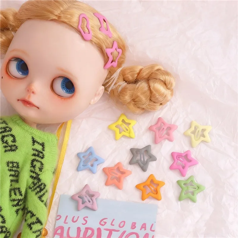 

Красочная мини-заколка для волос с челкой 2,5 см 3 см для куклы BJD Blythe 1/6 1/12 OB11, одежда, заколки для волос, аксессуары для головных уборов