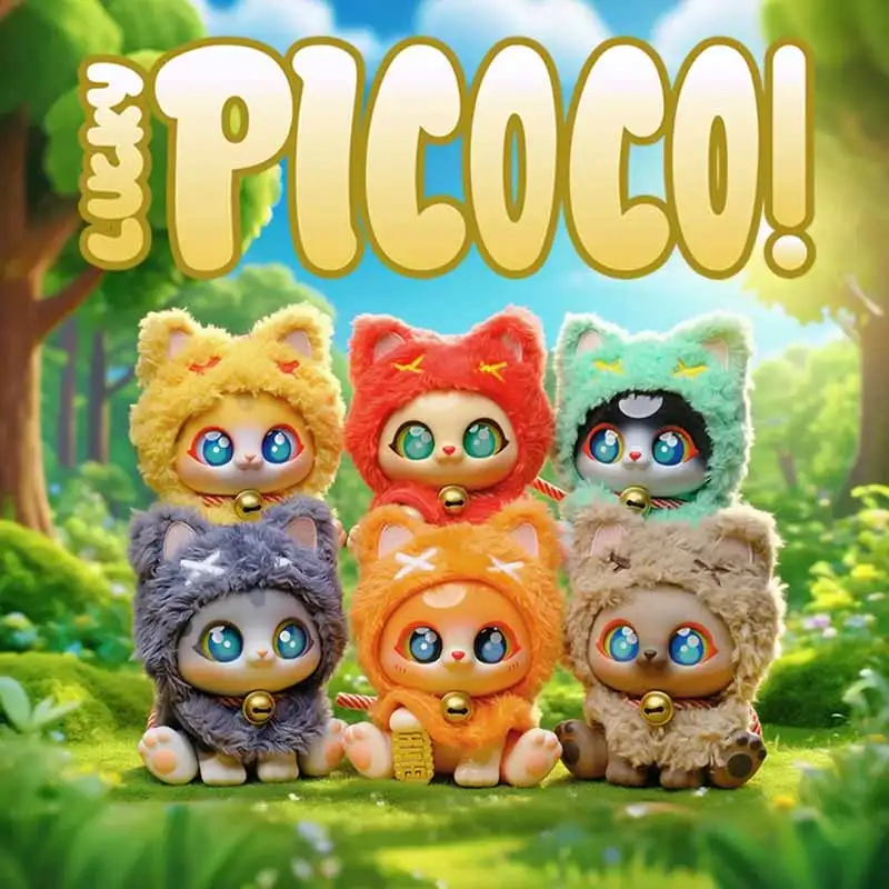 

Supergg Picoco Lucky Cloak Cat Series слепая коробка модная игрушка несколько стилей милая кукла рюкзак кулон загадочная коробка подарки-сюрпризы
