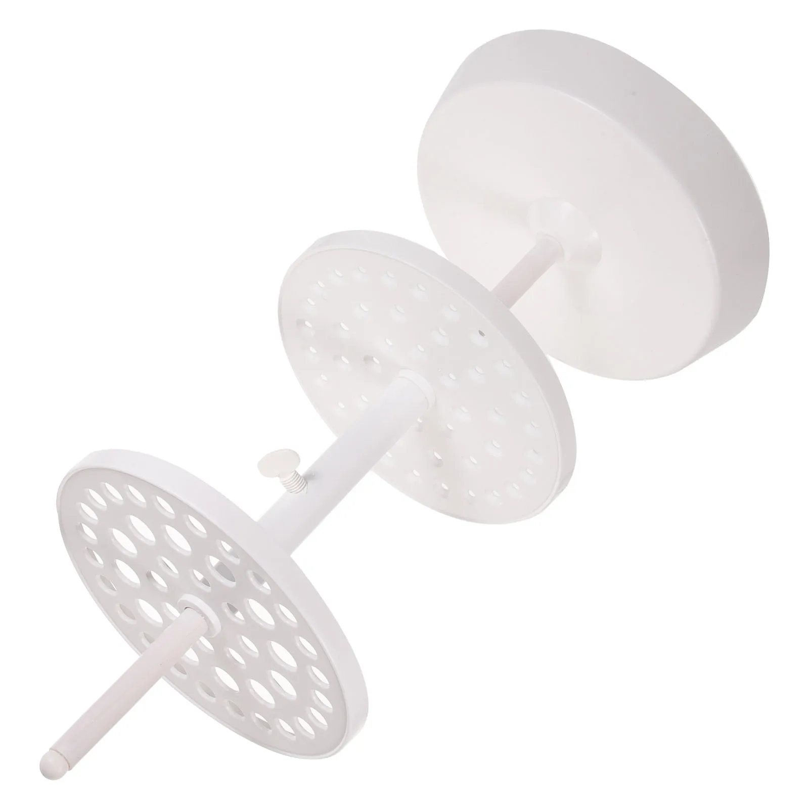 حامل عرض مصاصة بفتحات متعددة حامل حلوى لمتجر حفلات الزفاف رف بلاستيكي مزخرف لمصابيح الكيك والمصاصات