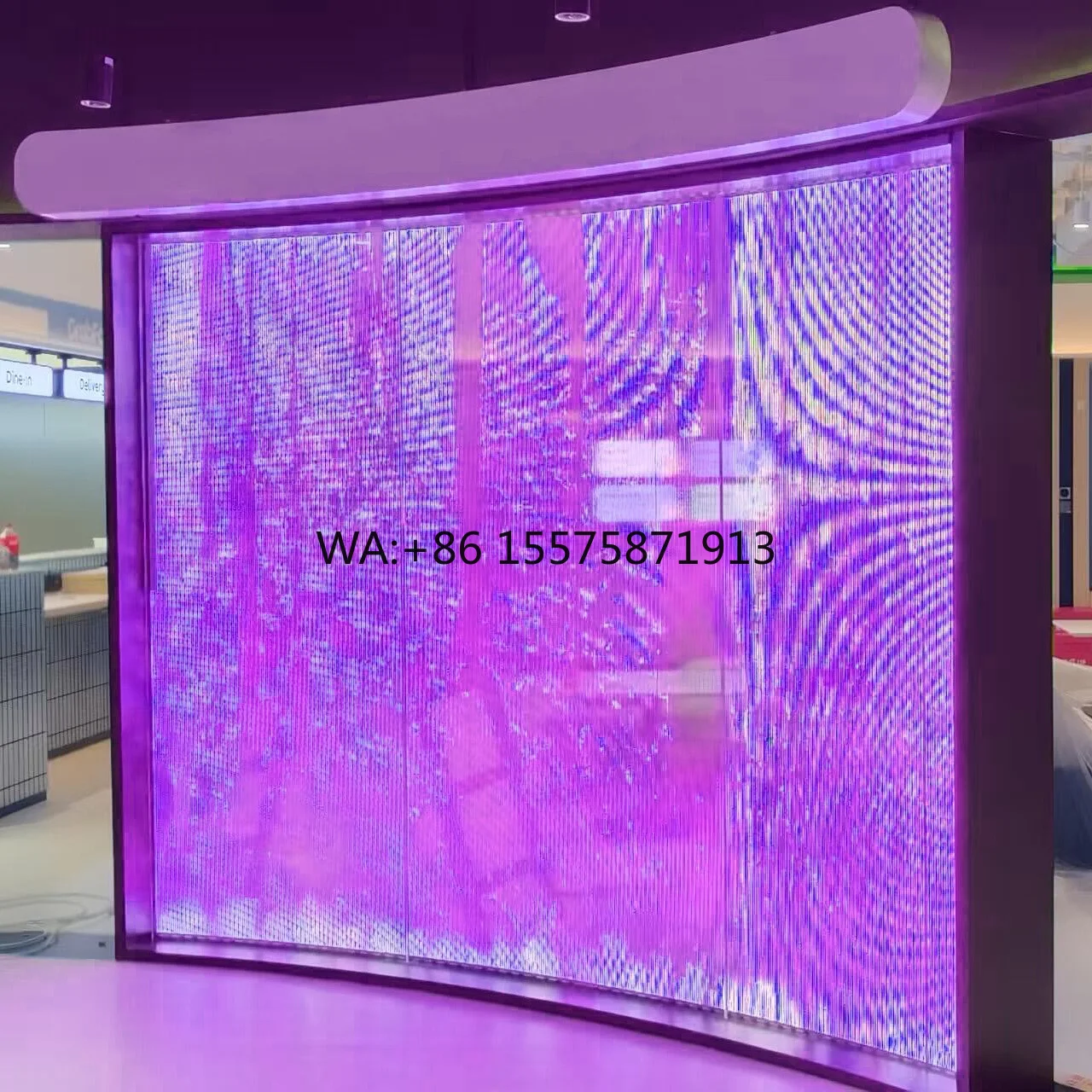 

Customizable High Resolution Custom Cheap Price P6.5 Easy Installation Transparent Led Film for Shopping Mall Windows Exhibition