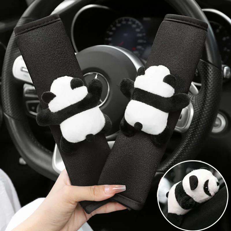 1Pcs Cartoon Seat Belt  Accessories Universal Auto Seatbelt Shoulder Pad for Children Kids Plush Car Shoulder Cushion Protector