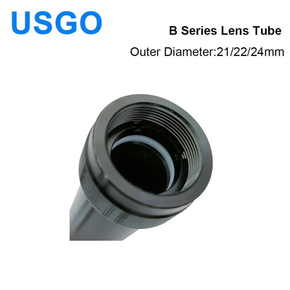 USGO CO2 レンズチューブ外径 21/22/24 ミリメートルレンズ Dia.20 ミリメートル CO2 レーザー切断機用