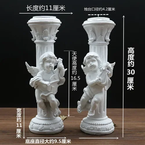 angelo-colonna-romana-candeliere-ornamenti-in-resina-una-coppia-desktop-decorativo-artigianato-pilastro-scultura-in-due-pezzi-arredamento-figurine