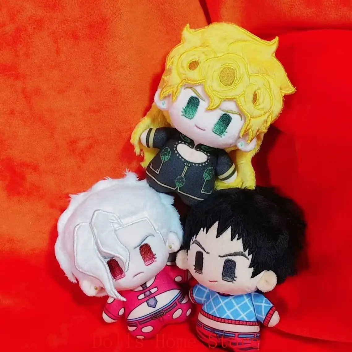 Плюшевая фигурка-подвеска Guīdo Mista Fugo Giorno Giovanna, 10 см, в стиле аниме Q-версии, с принтом, миниатюрная, подарок