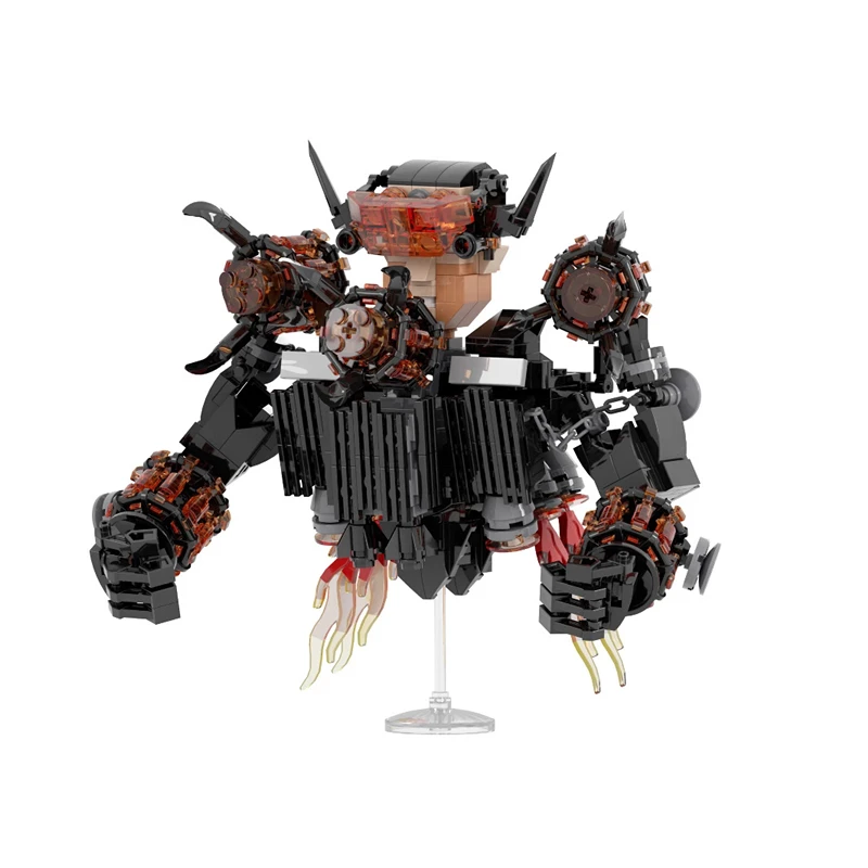 505 unids/set juego de terror Skibidi serie de inodoro bloques de construcción actualizado g-man líder ladrillos MOC DIY juguetes para niños regalos de navidad