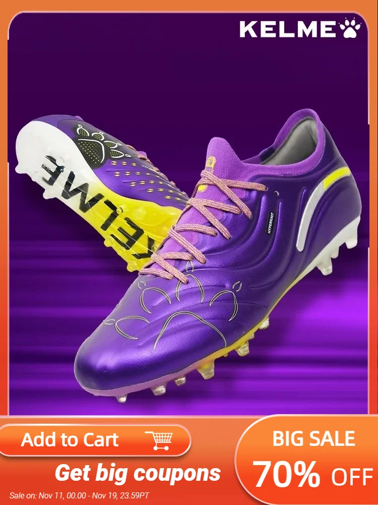 

Kelme Next Top Football Shoes Men's Professional Match Football Boots Indoor Anti-slip Artificial Grass Futsal Mg Football Shoes