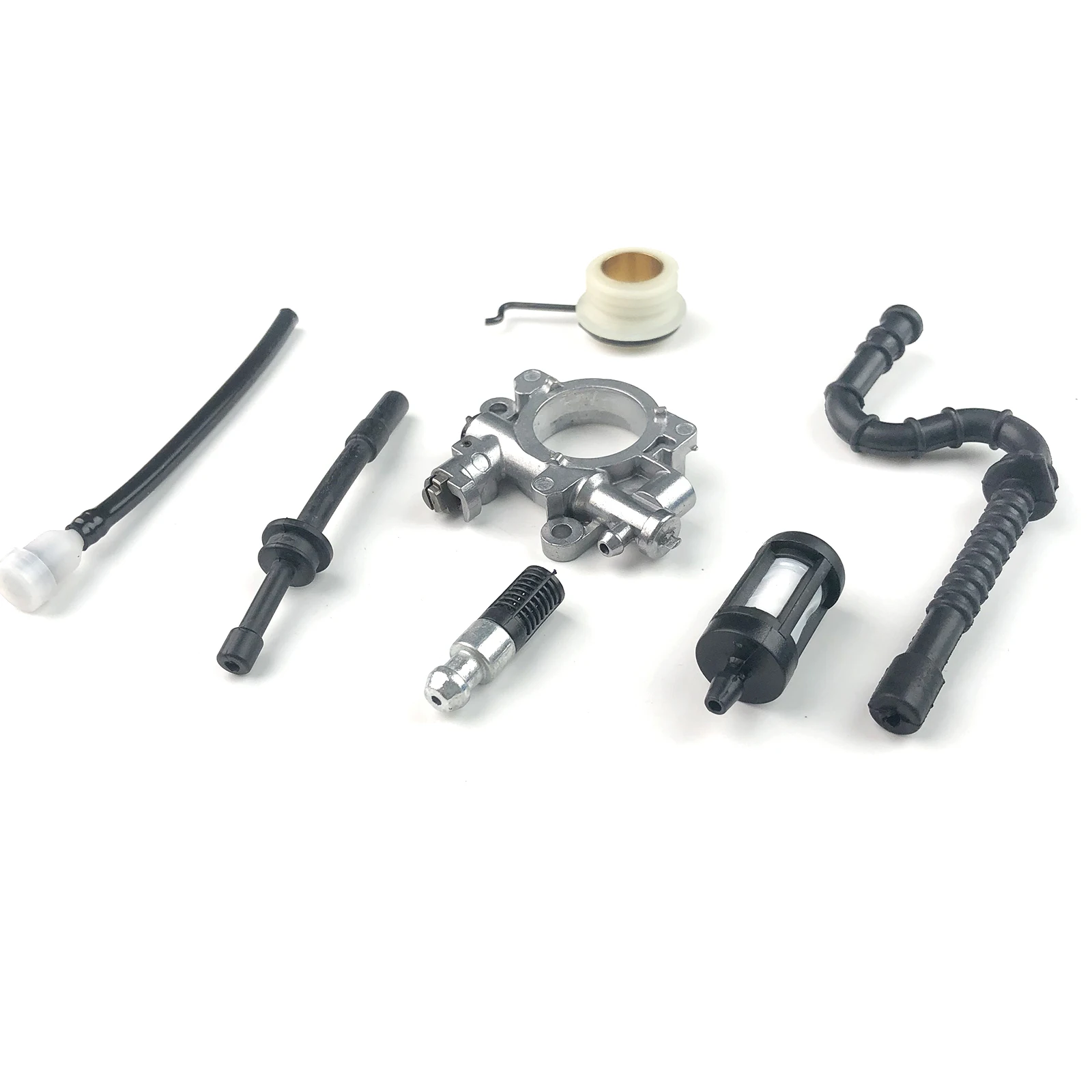 Kit de tuyau de ligne de filtre à huile à vis sans fin pour STIHL 029 039, pompe à huile de tronçonneuse, engrenage à carburant, MSgain MS310, MS390, MSproceMS391, 1127, 640, 3200, ensemble de 7 pièces