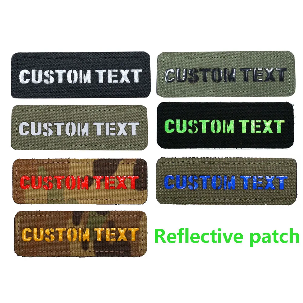 Reflecterend Materiaal Custom Lasersnijden Iff Infrarood Reflectie Naam Patch Tactiek Litary Airsoft