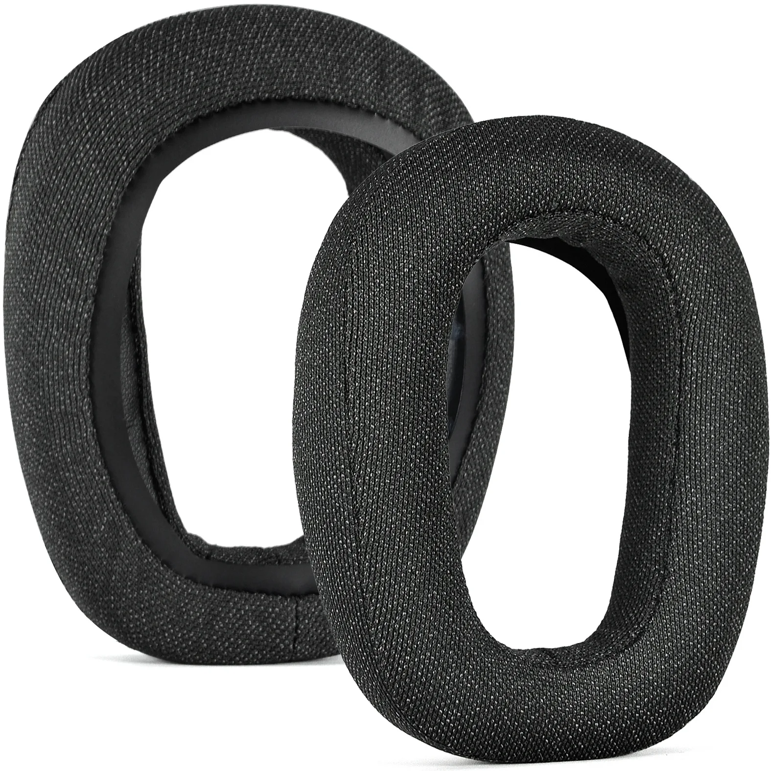 Zachte stoffen oorkussens, vervangende oorkussens compatibel met Logitech Zone Vibe 100 125 G435 hoofdtelefoonaccessoires.