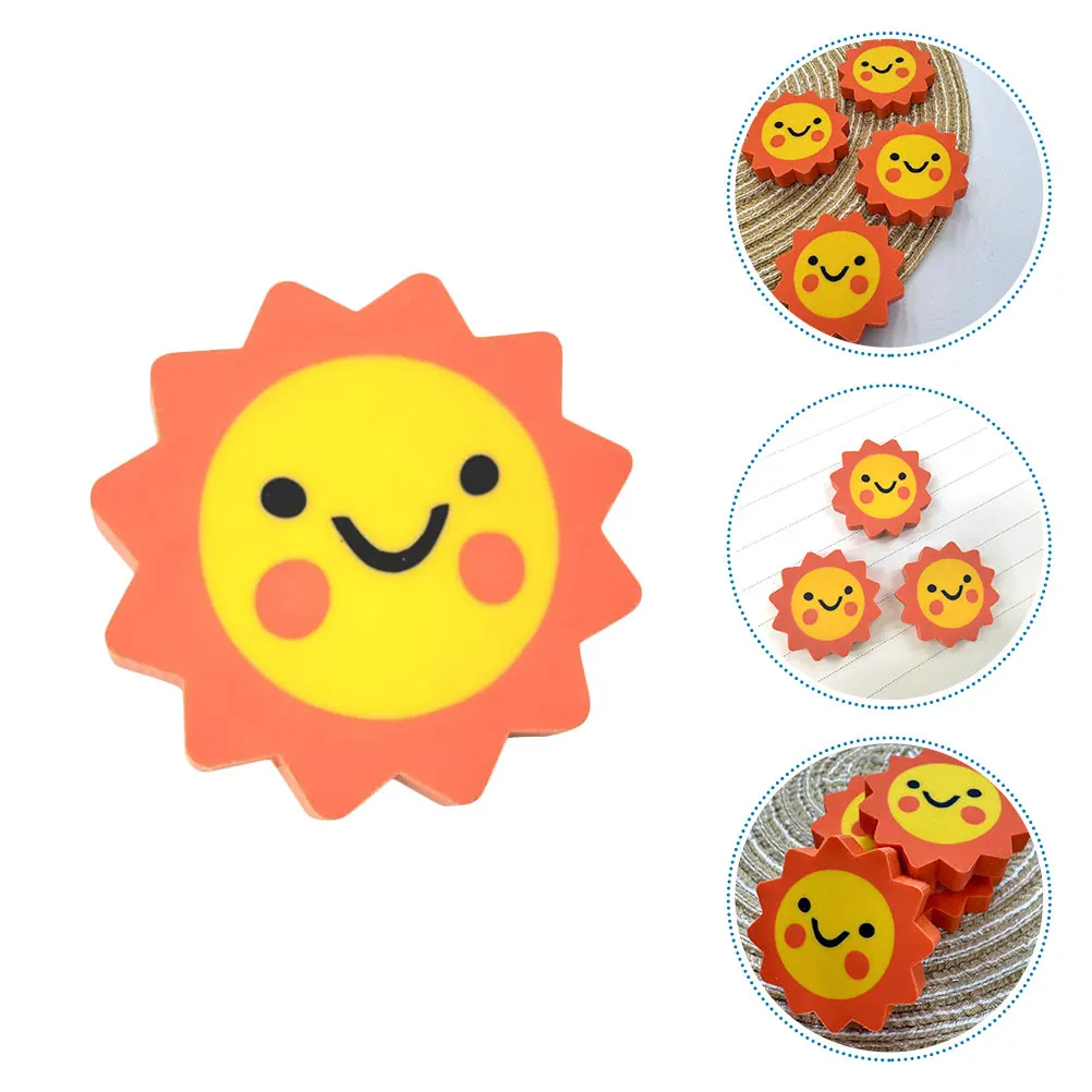 

Sunflower Eraser Cartoon Cute Erasers s Bulk for Prizes Mini Tops Animal Cap Kawaii Colorful