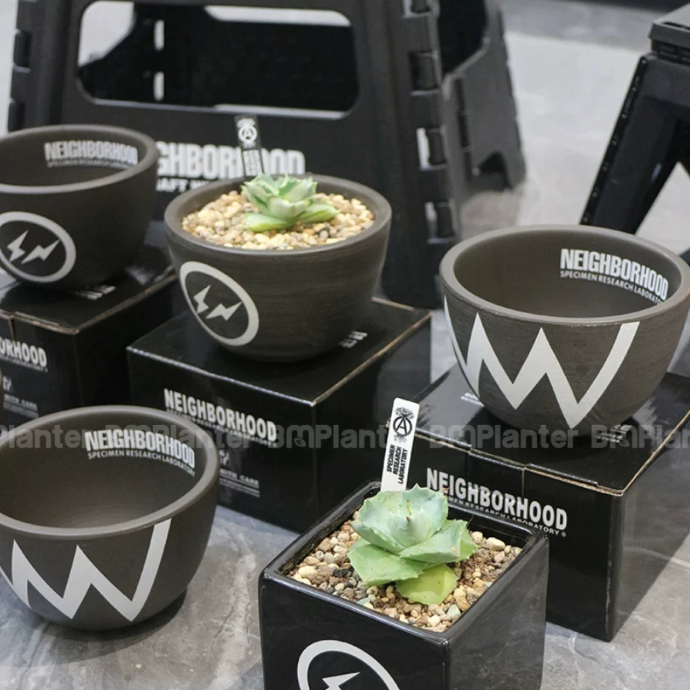 NBHD Trendy Caudex Plant Pot – Succulent Planter for Agave, Euphorbia Obesa & Copiapoa