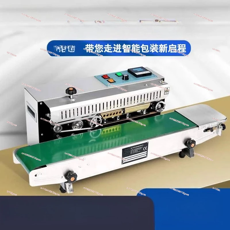 

FR-750W continuous sealing machine plastic bag food tea automatic sealing machine commercial