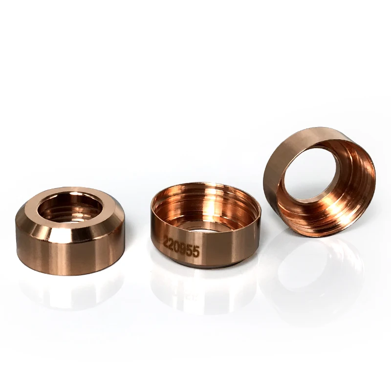 

Расходные материалы для плазменной резки 45-65-85-105 Защитная крышка 220955 Сопло 220941 Электрод 220777 Удерживающая крышка 220953 Вихревое кольцо 220857