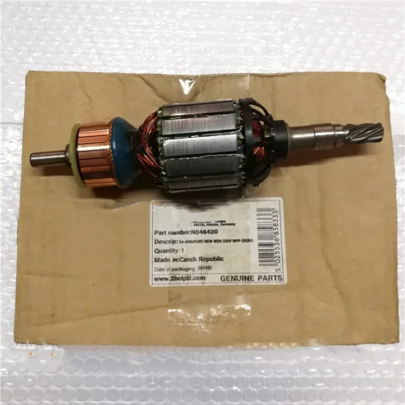 Original 220-230V ARMATURE Rotor for Dewalt D25501K D25601K D25602K D25831K D25820K N041823 N046420 D25553 D25603K