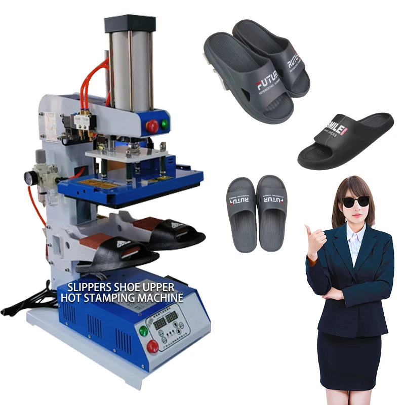 8*10cm Semi-automatic Motorized 500W 220V Shoe Label Printer Flatbed Heat Press Transfer Machine Digital Label Ironing