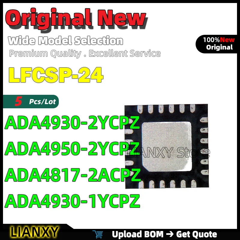 

5 шт. LFCSP-24 ADA4930-2YCPZ ADA4950-2YCPZ ADA4817-2ACPZ ADA4930-1YCPZ дифференциальный усилитель новый оригинальный
