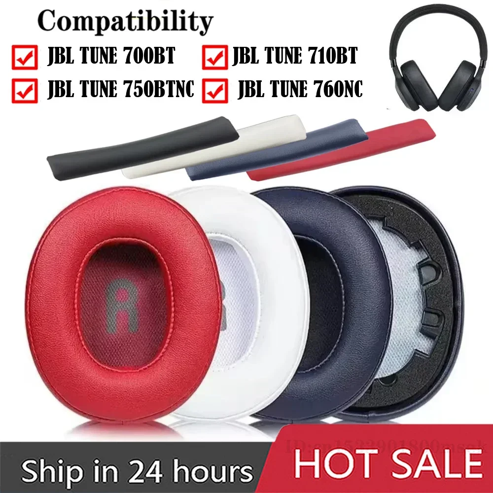 Replacement Earpads for JBL TUNE 700BT 710BT 750BTNC Soft Foam Ear Cushions Earbuds Cover Earmuffs Headset Headphones Accessorie